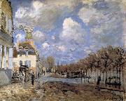 Alfred Sisley Boat in the Flood at Port-Marly oil on canvas